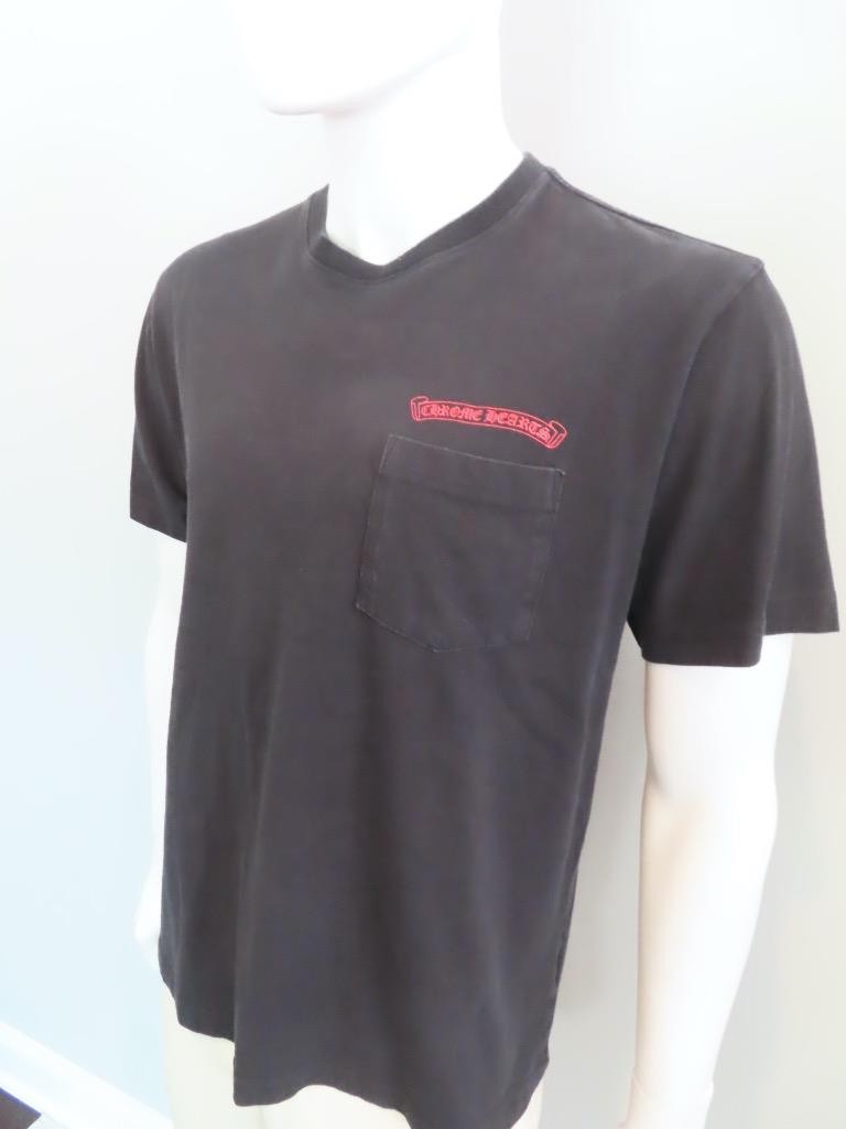 Chrome Hearts Black/Multicolor Lips Graphic Mens T-Shirt Size L