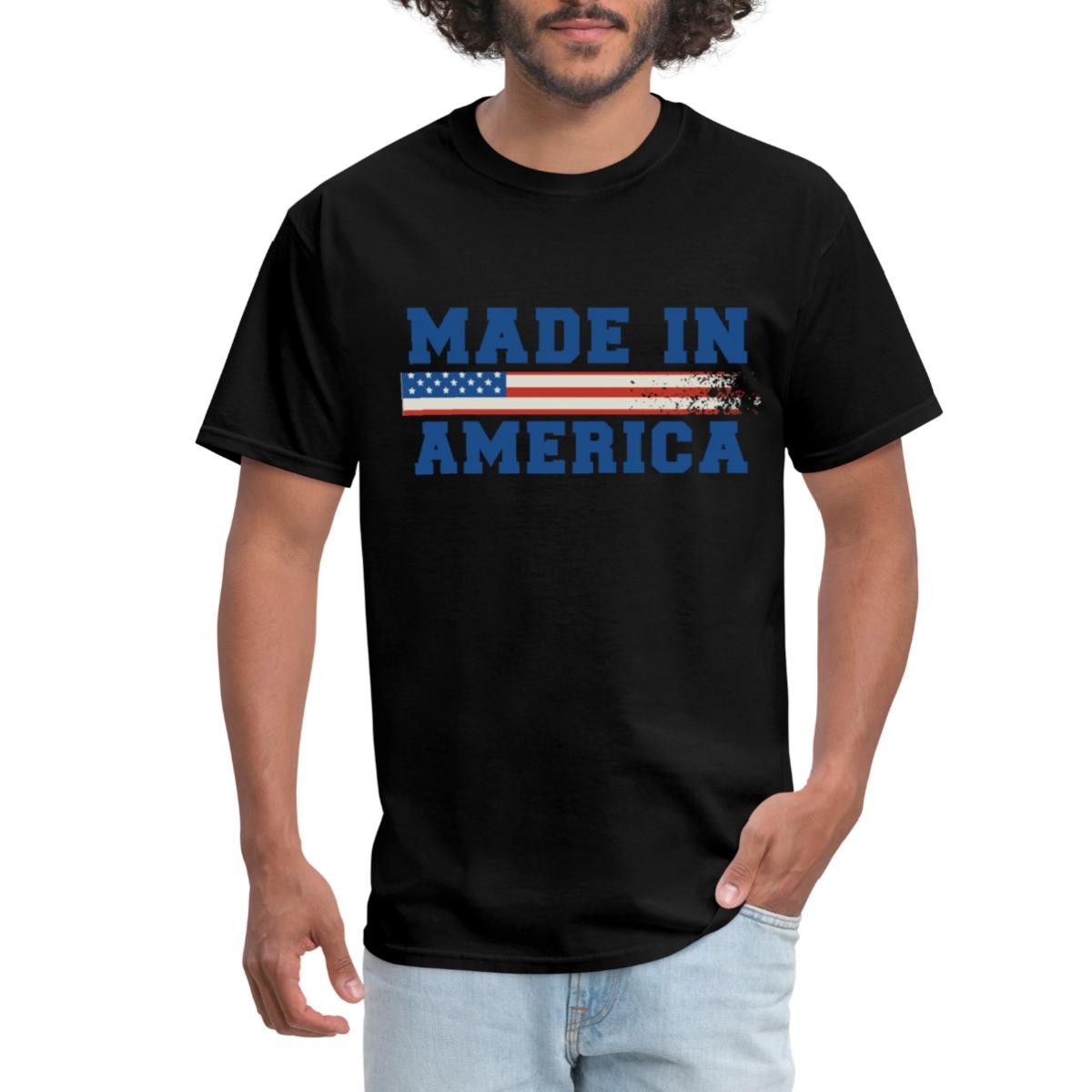 4th of July Made in America Men’s T-Shirt