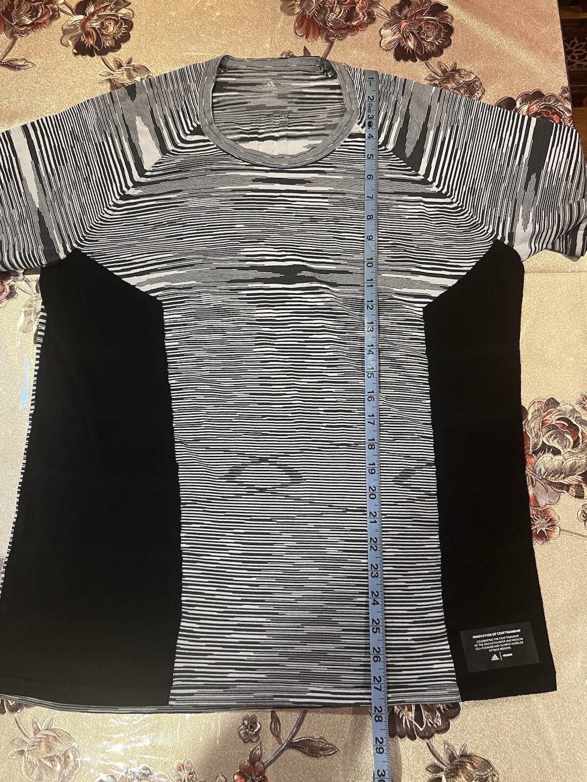 ADIDAS X MISSIONI SUPERNOVA KNIT SPACE DYED MELANGE TEE DS9330 MENS SIZE L