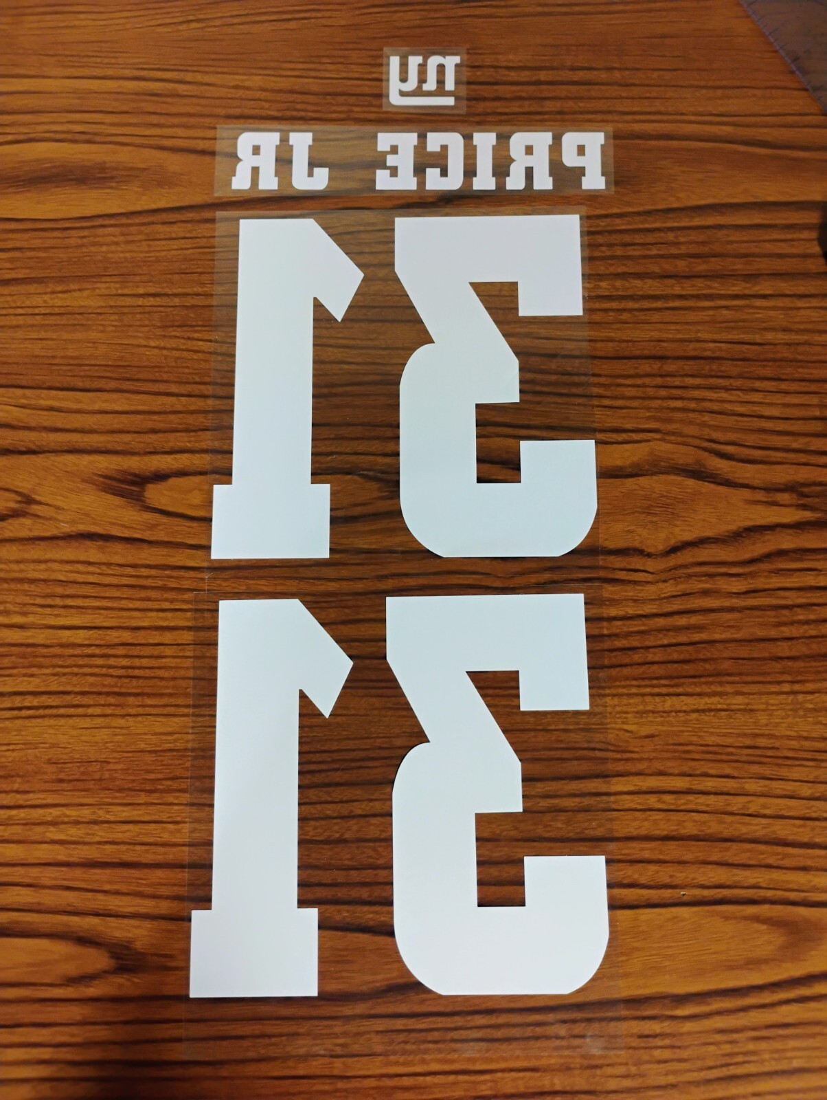 DIY-New York Giants CUSTOM Name & Number Jersey Kit-Personalized-Iron ons