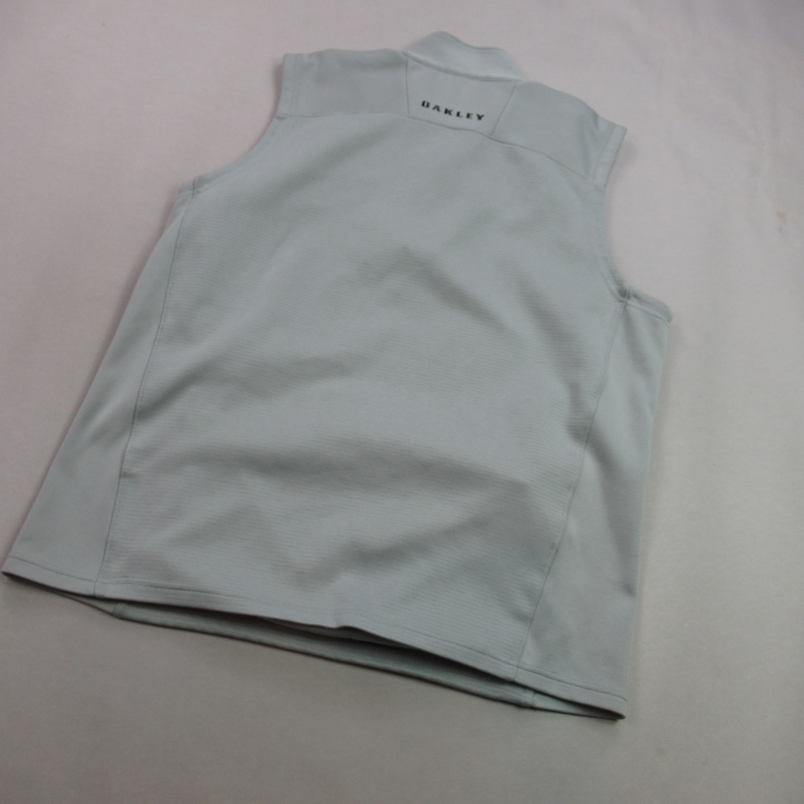 Oakley Shirt Mens XL Sleeveless Lightweight Casual 1/4 Zip Gray Pockets