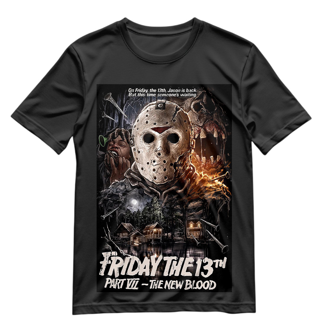 Friday the 13th Part VII T-Shirt Jason Voorhees Shirt S-3XL Friday Tee