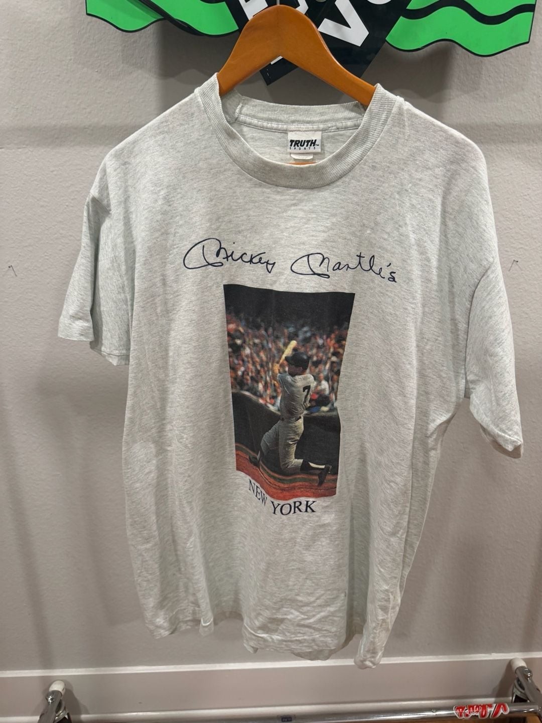 Vintage Mickey Mantle’s New York Single Stitch USA Fruit of The Loom