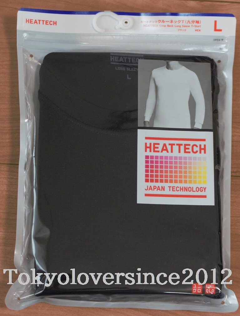 UNIQLO Men Heattech Long Sleeve Crew Neck T-shirt from Japan XS- 4XL New