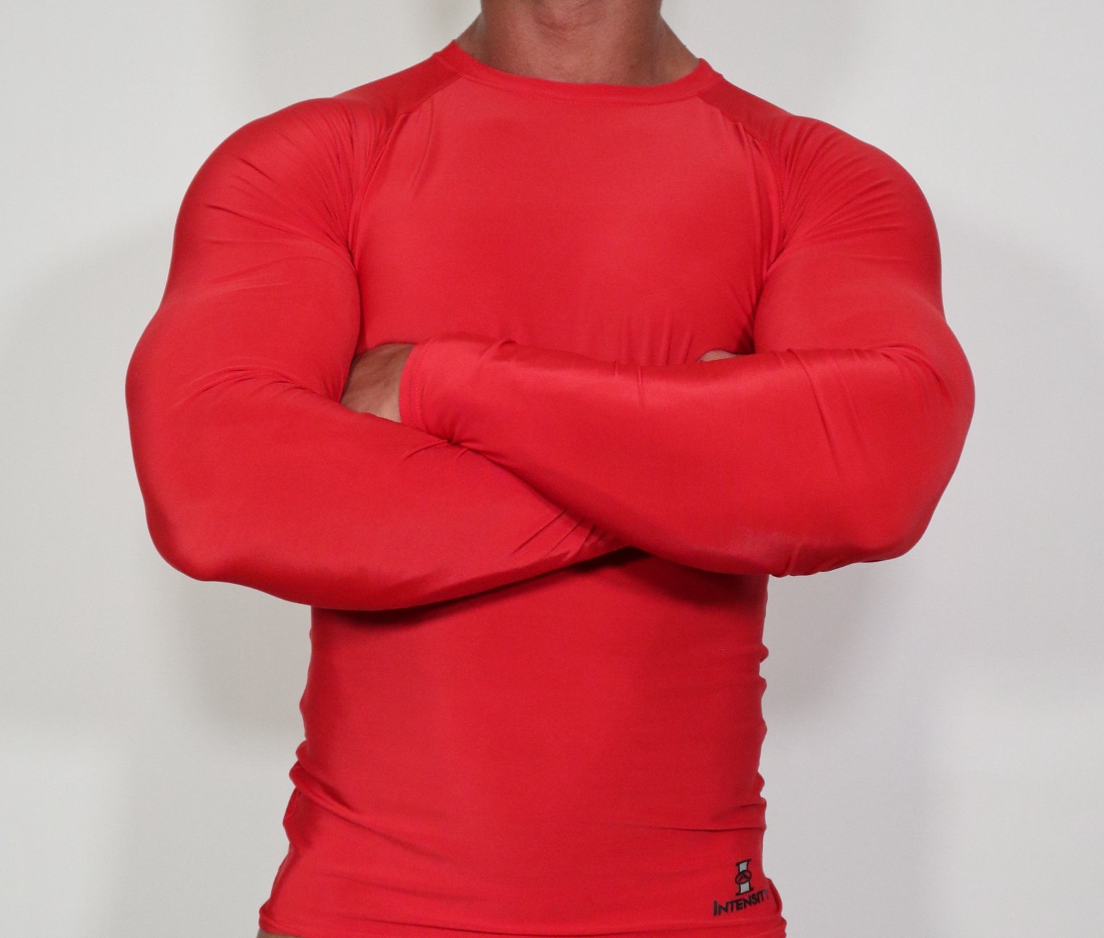 RED LONG SLEEVE COMPRESSION SHIRT SIZE XL