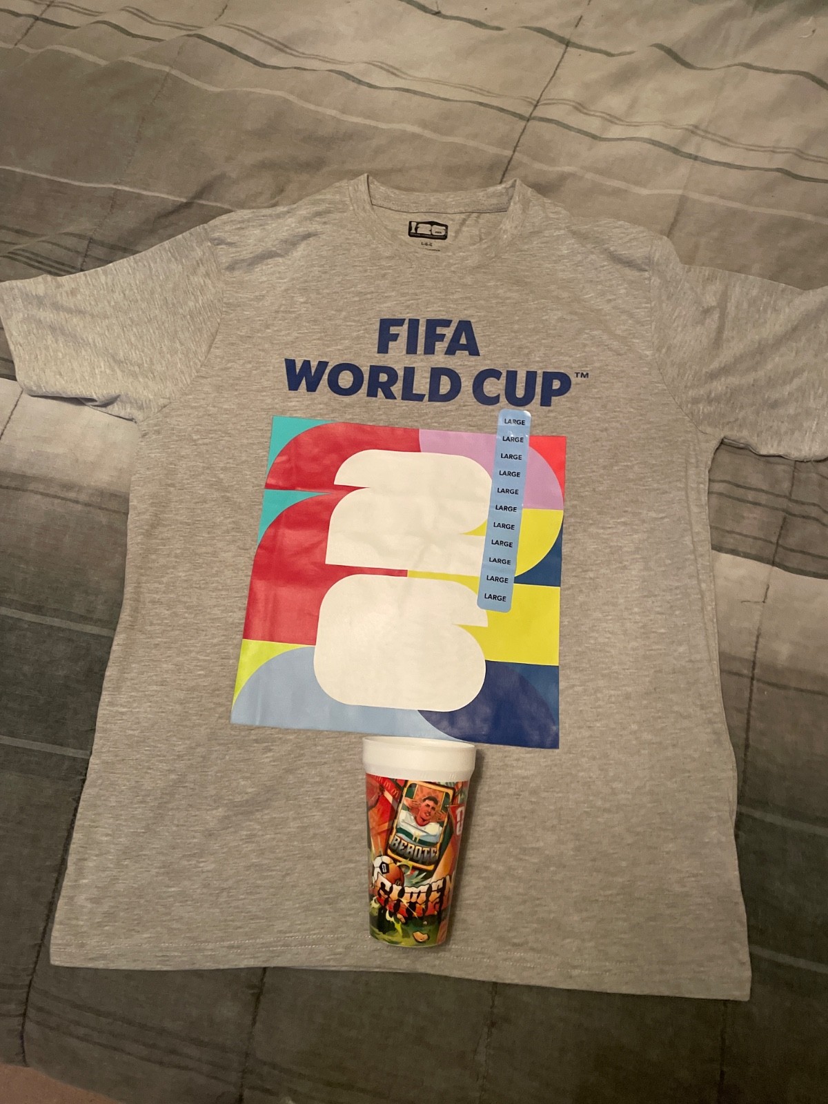 FIFA World Cup LG T-Shirt Licensed + FREE McDonald’s FIFA Meal Gimenez Cup