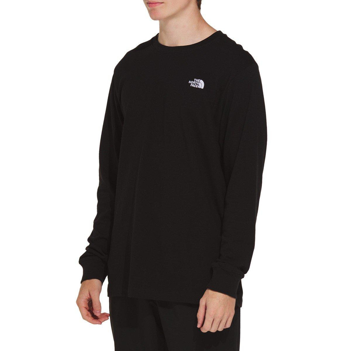 The North Face Men’s Evolution Long-Sleeve Logo T-Shirt – TNF Black-Small