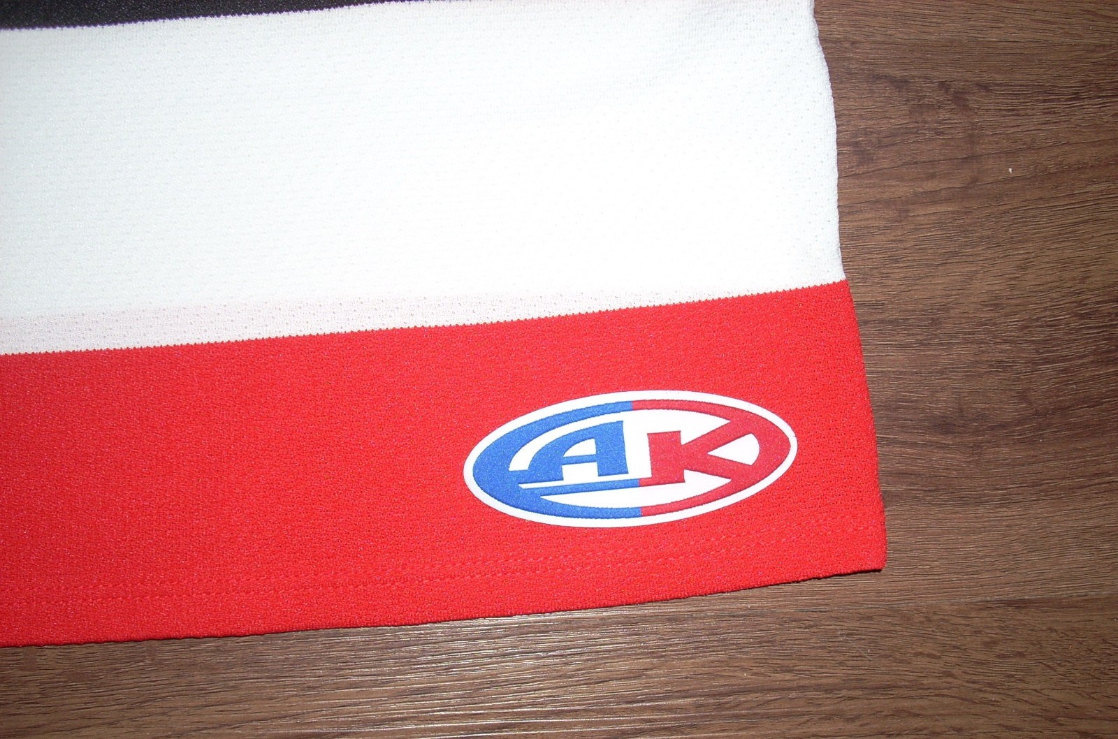 Amon Amarth Viking 11 – X-LARGE Band Logo Hockey Jersey – Canada Red White Black