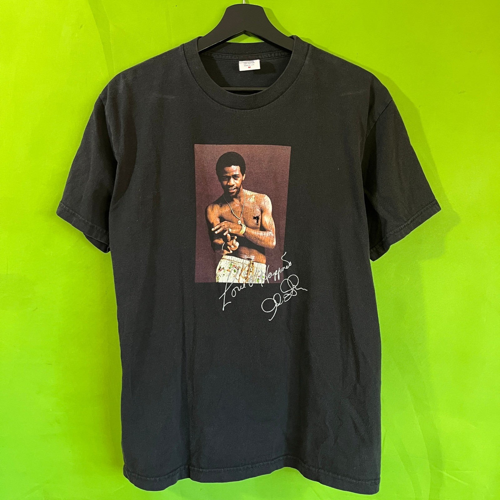 Supreme Al Green Photo Tee Black SS22 Mens Size Medium Graphic T-Shirt USA Made