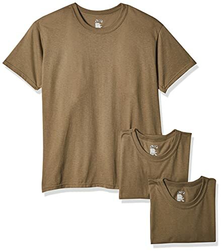 Soffe Men’s 3 Pack Short Sleeve – USA Made Poly/Cotton Military Tee