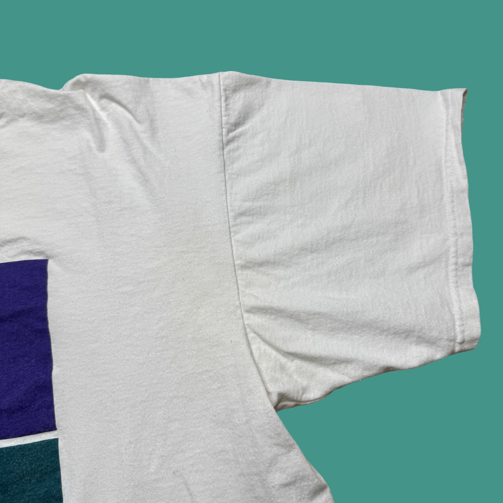 Vintage Nike T Shirt XL White Block Logo Graphic USA 90s Y2K Athletic Streetwear