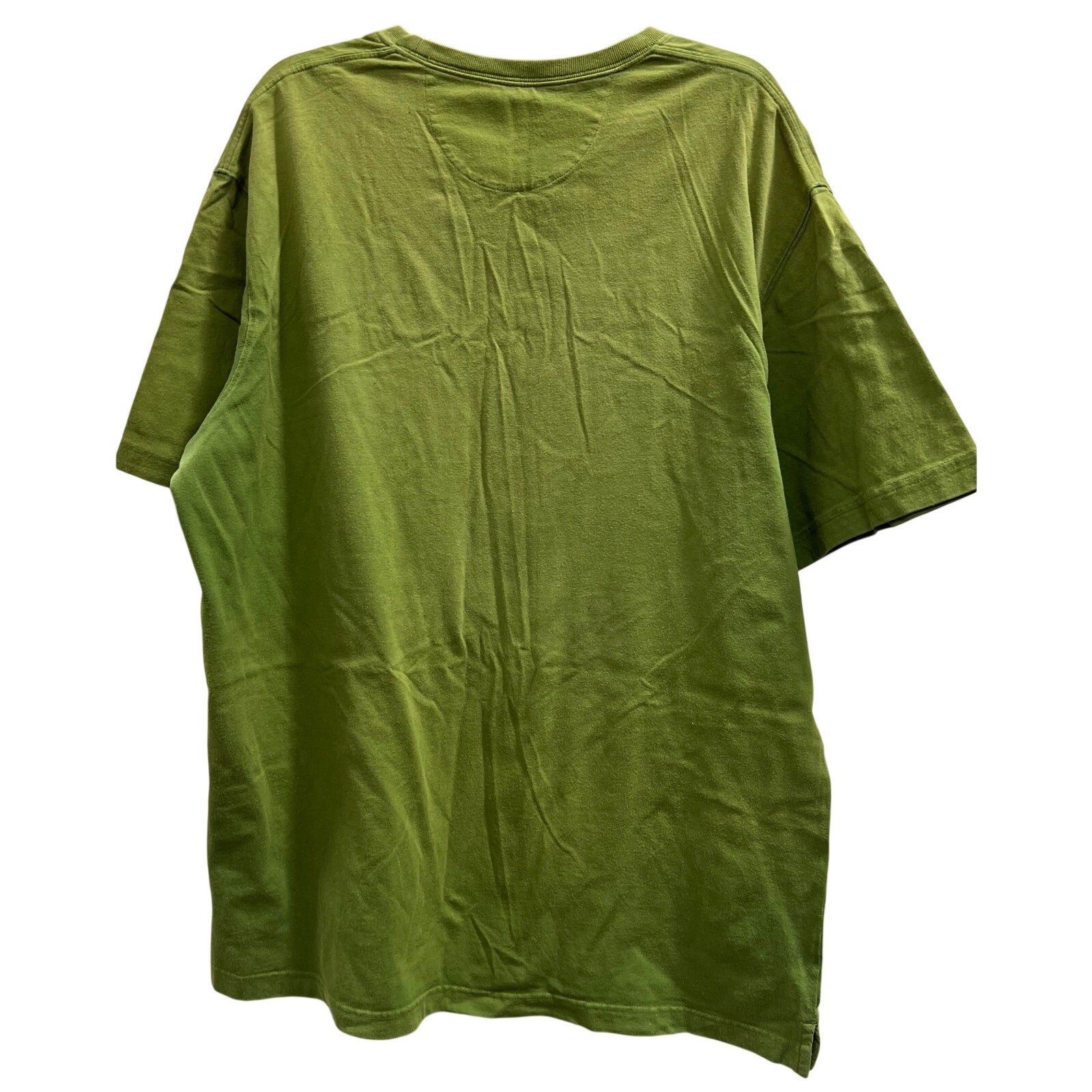 DULUTH TRADING CO. Longtail heavy lime green ombre tee sz L SEE DESCRIPTION