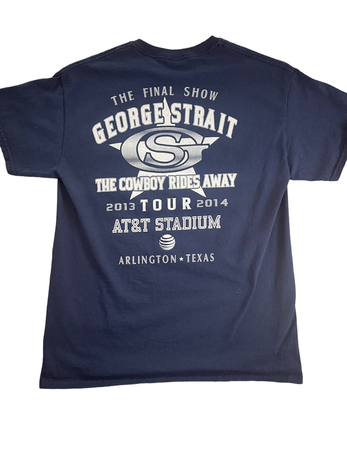 George Strait “The Cowboy Rides Away Final Show” T-Shirt Medium Arlington 2014