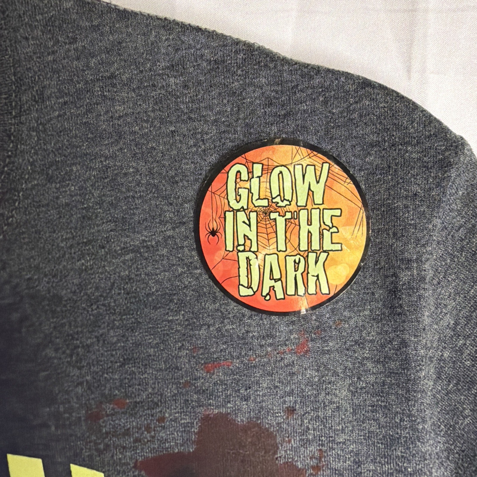 Zombie Response Team Dark Gray T-Shirt Size S Short Sleeve NWT Glow in the Dark