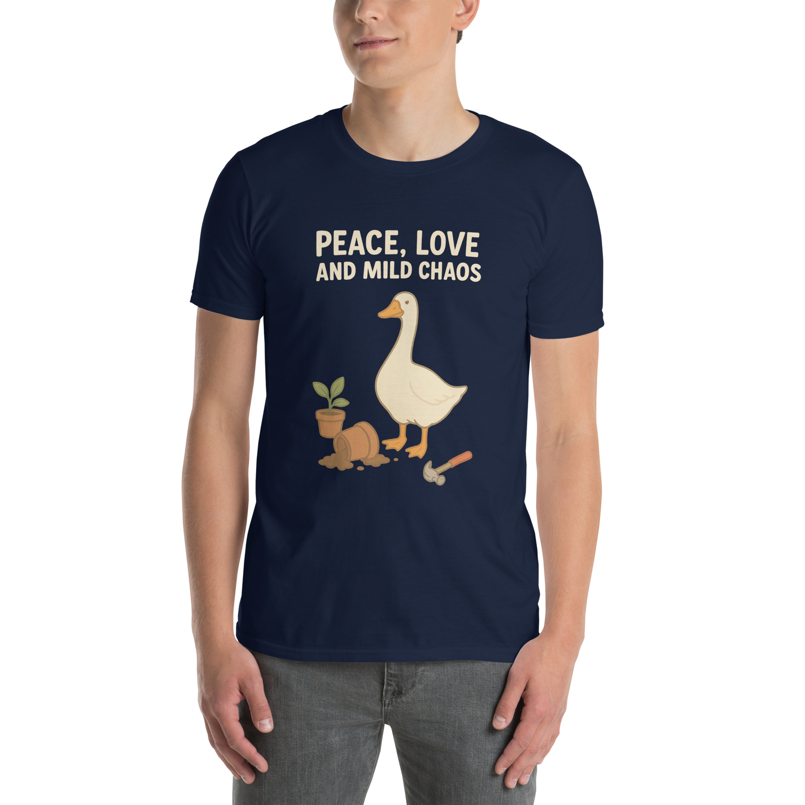Short-Sleeve Unisex T-Shirt goose shirt mild chaos goose shirt