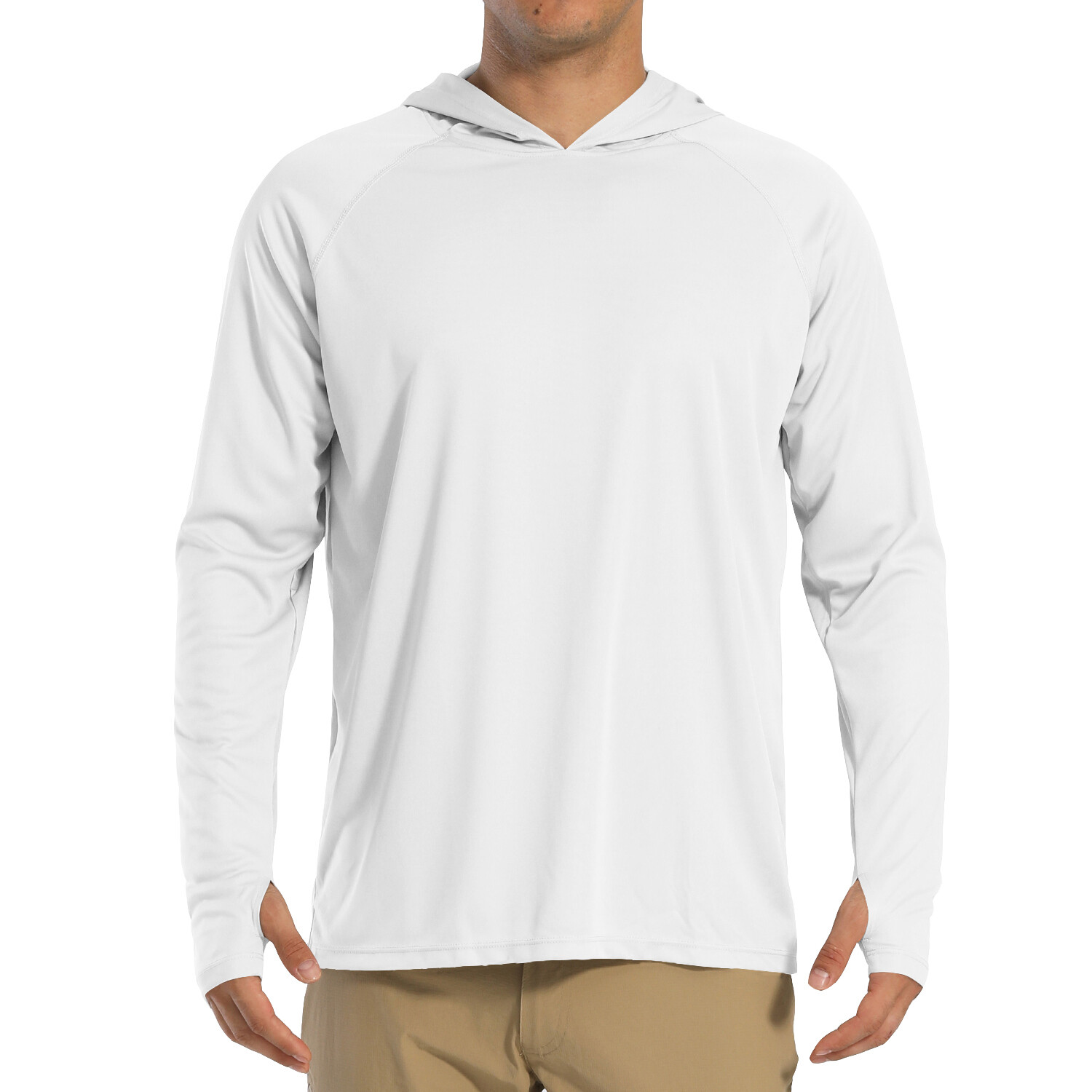 UPF50+ Men’s Hoodie Sun Shirts Long Sleeve Skin Protection Outdoor Fishing Tops