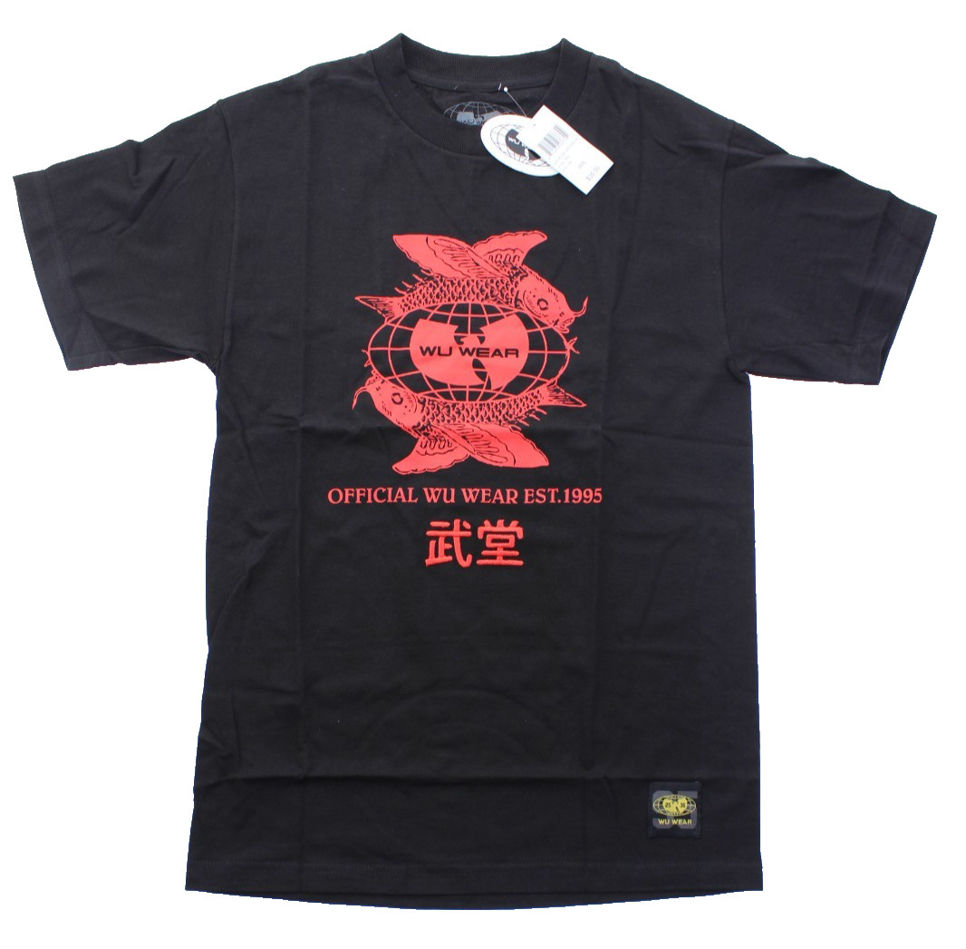 NWT /Wu Wear Official Shirt Embroidered Wu Tang Flying Fish – RARE – Medium