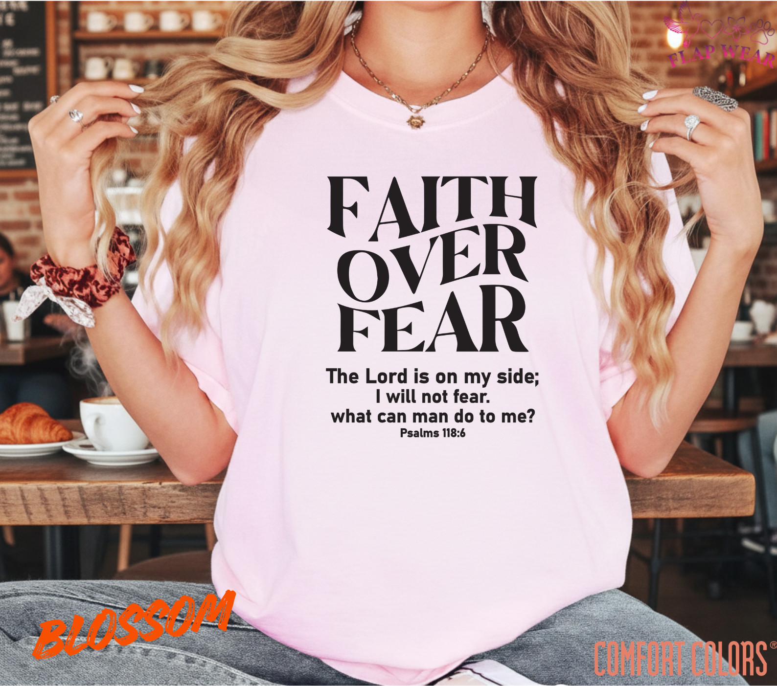 Unisex Faith Over Fear Christian T-Shirt, Men T shirt,Women T shirt Gift Religio