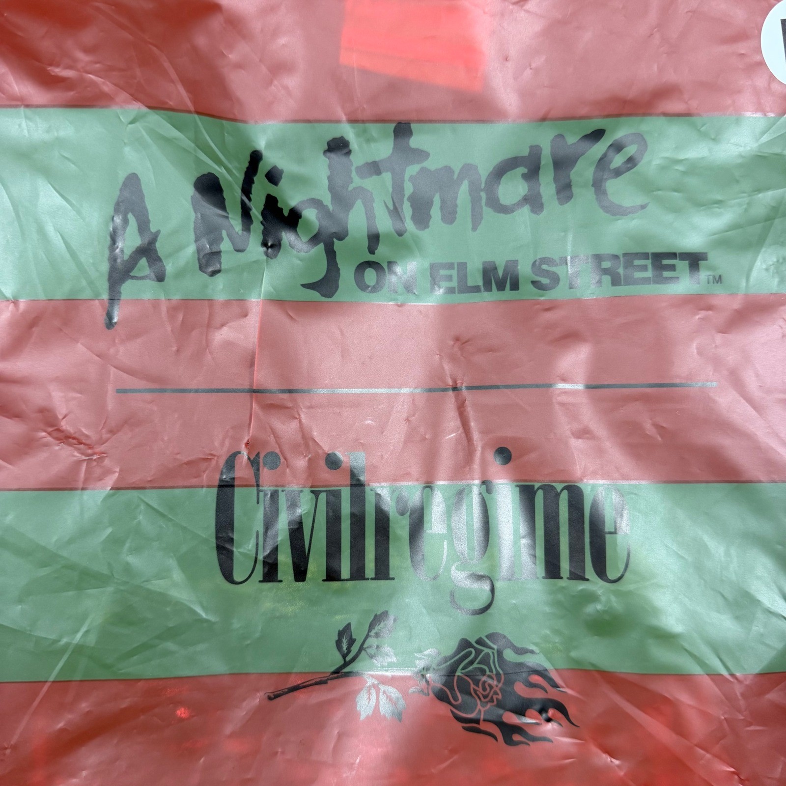 Civil Regime x A Nightmare On Elm Street Freddy Krueger Tee Vintage Black Mens M