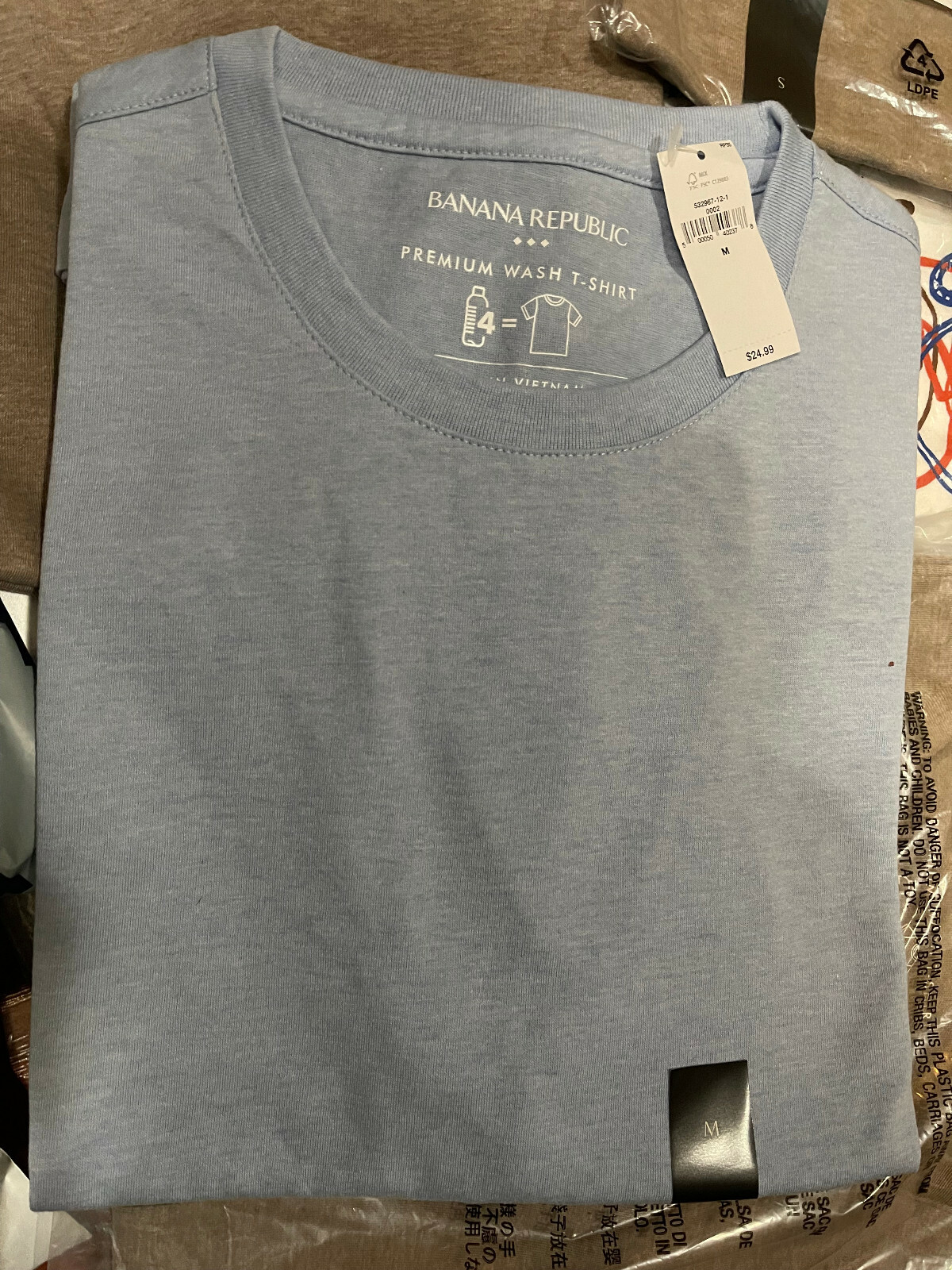 Banana Republic Men’s Short Sleeve Crew Neck Premium Wash T-Shirts S-XXL, Choice