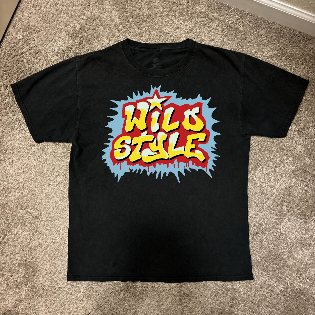 Wild Style Graffiti Hip Hop Movie T-Shirt for Fans
