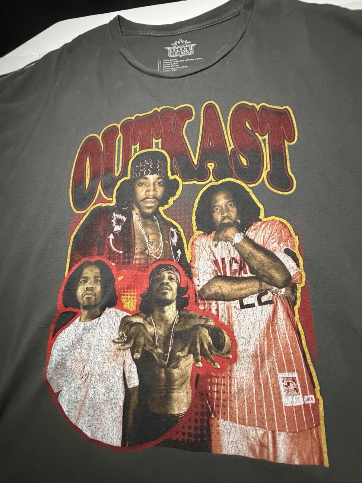 MEN’S VTG RETRO OUTKAST ANDRE 3000 & BIG BOI AUTENTIC OUTKAST TEE SHIRT SIZE XXL