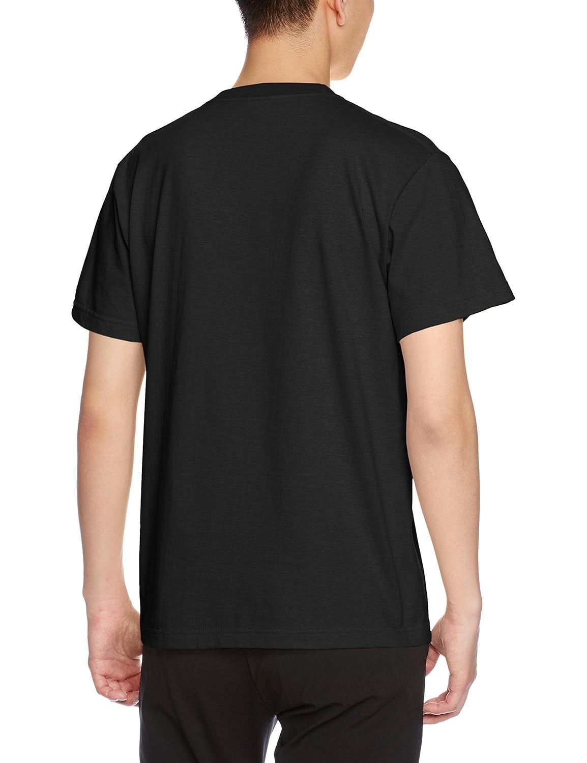 [US STOCK] United Athle 5.6oz Plain Short Sleeve T Shirt Black L New no tag
