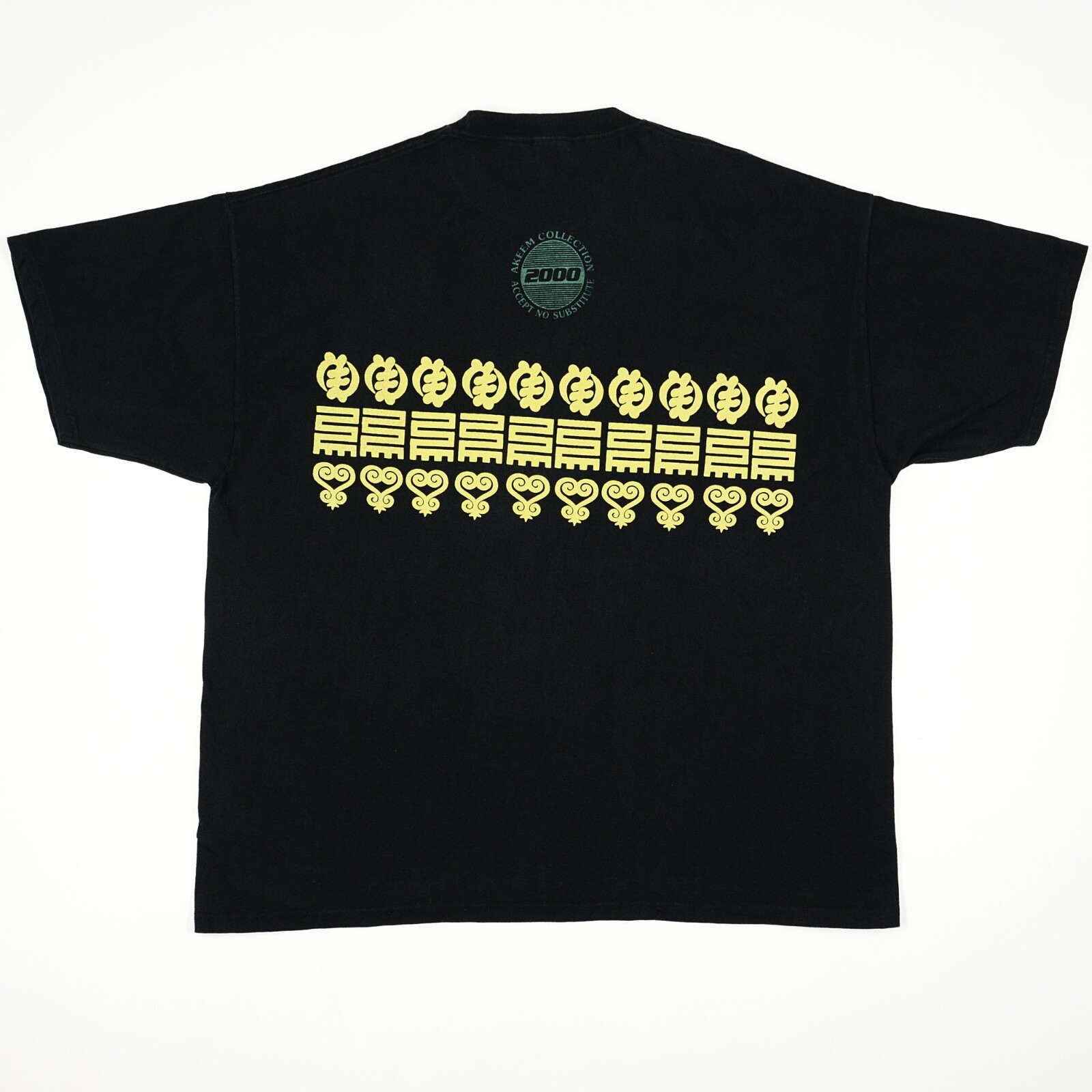 VTG Akeem Collection 2000 Ghanaian Ghana Africa Akan Adinkra Symbols T-Shirt 2XL