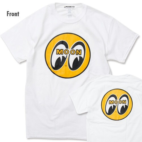 Genuine MOON Logo T-Shirt LARGE Mooneyes HOT ROD Custom Drag Racing NHRA SCTA lg