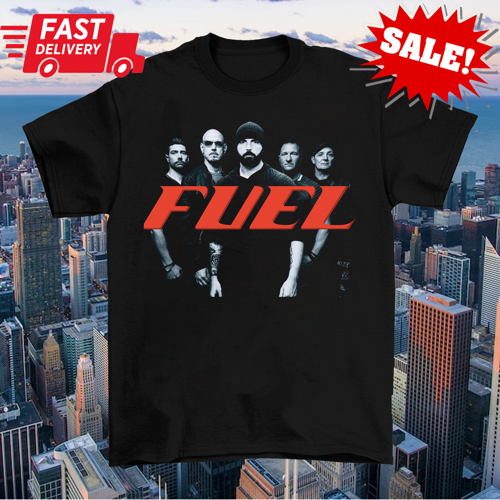 Collection Fuel band members Gift for fan Shirt Unisex Concert S-5XL II239