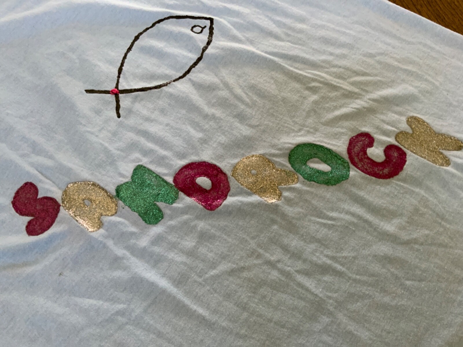 JERZEES large vintage 50 50 tee shirt blue y2k Sandrock reunion 42 44 crew neck