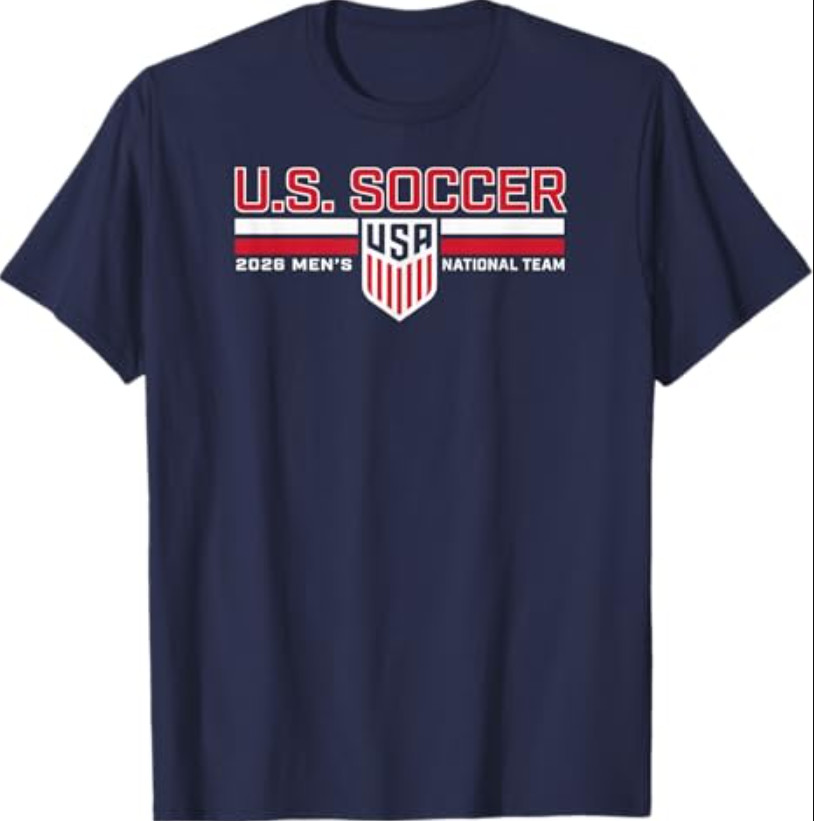 World Cup 2026 USMNT Roster Navy T-Shirt