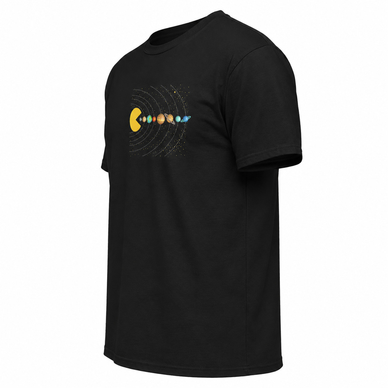 Solar System Astronomy T-Shirt Funny Space Gamer Graphic Tee Men’s S-5XL