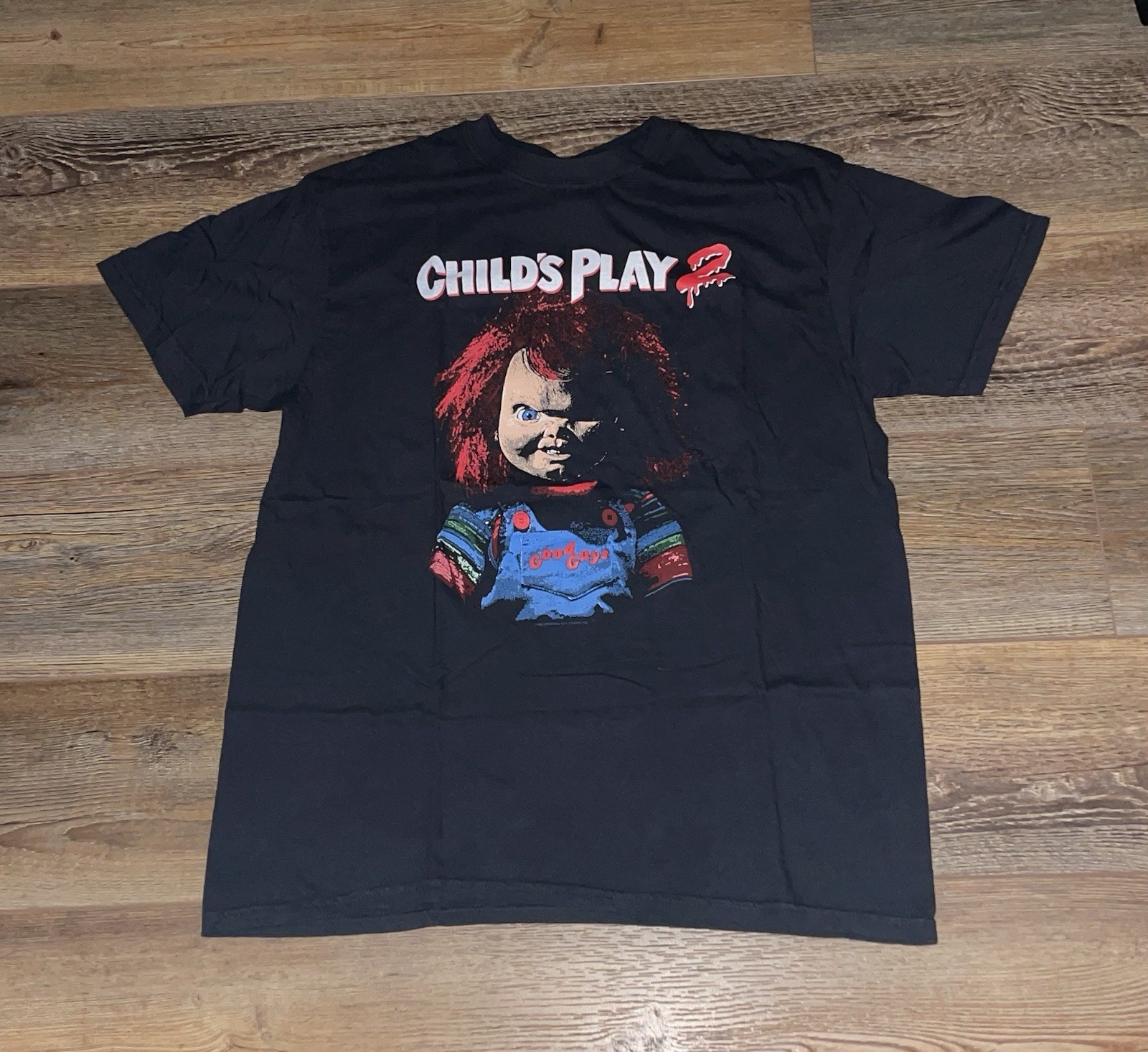 Chucky Childs Play 2 1990 – Horror Movie Rare Promo Graphic T Shirt Mens Large