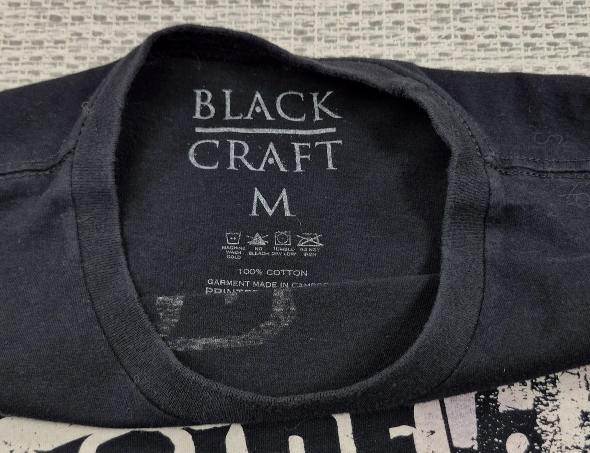 Blackcraft Cult Shirt Mens Medium Black Dead Inside Hearse Graphic Tee Gothic