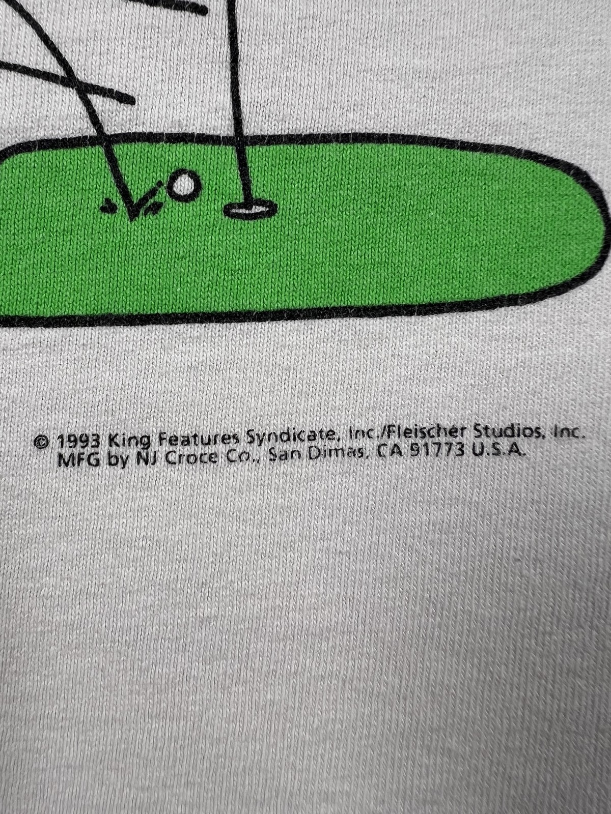 Vintage 1993 Betty Boop Golf White T-Shirt Size L