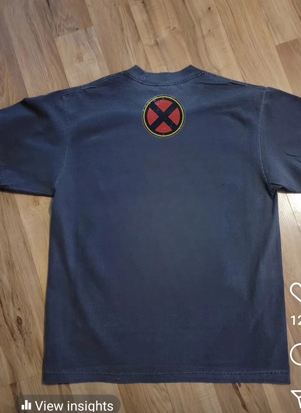CYCLOPS ON A SHAKA HEAVYWEIGHT GARMET DYED T SHIRT “MODERN”