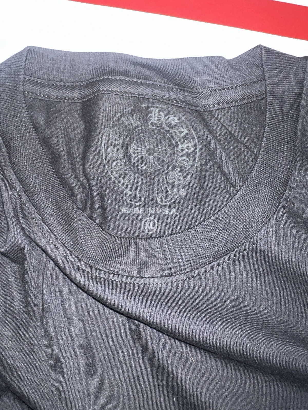 Chrome Hearts Scroll Logo T-Shirt Black XL BRAND NEW AUTHENTIC