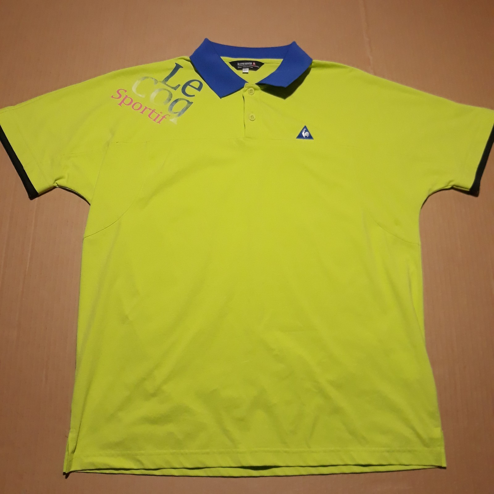 Le Coq Sportif Golf Collection Panel Polo Shirt Men’s LL/US Large Athletic Fit