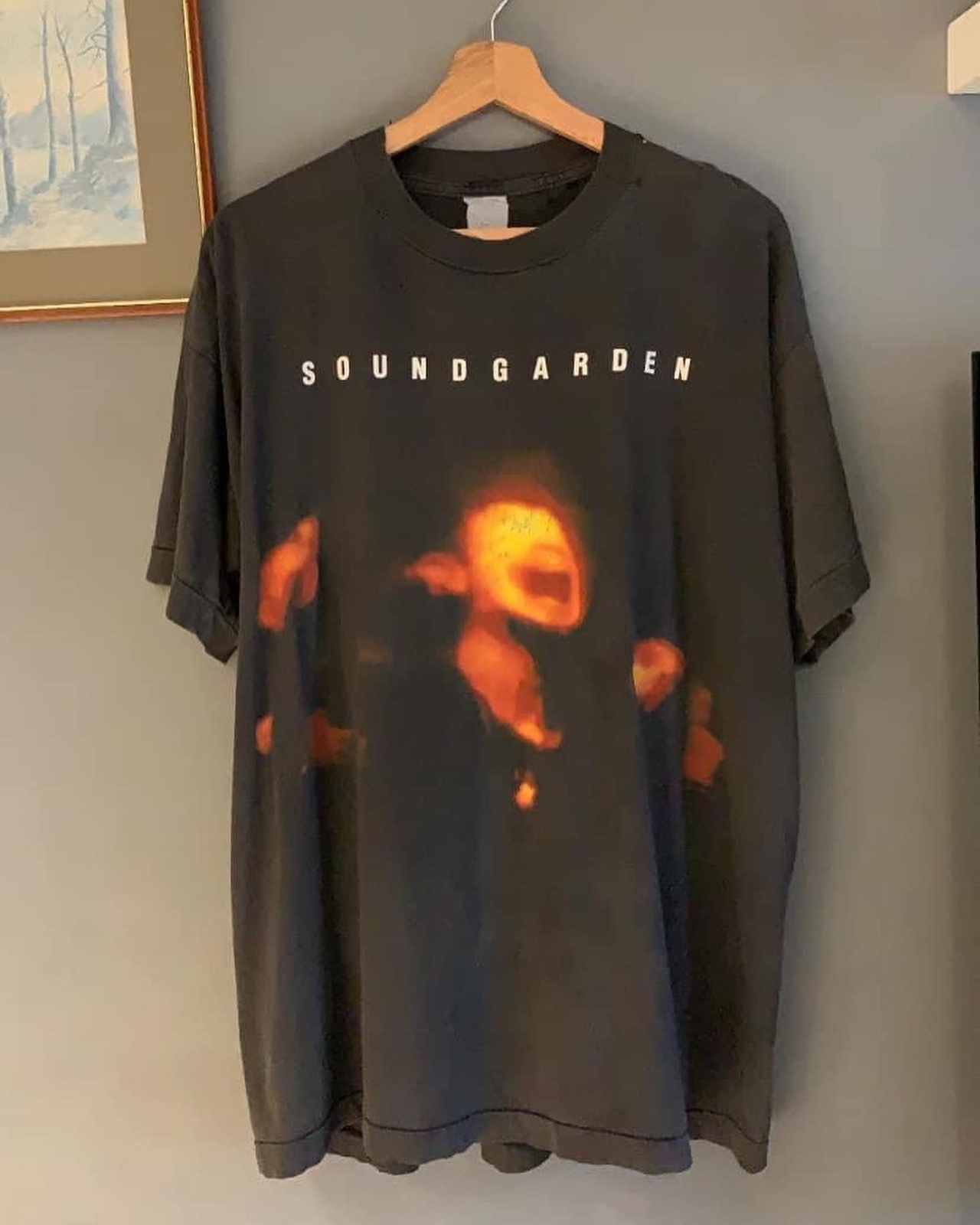 Reprint Soundgarden band 90s basic black Reprint T shirt classic style NH14383