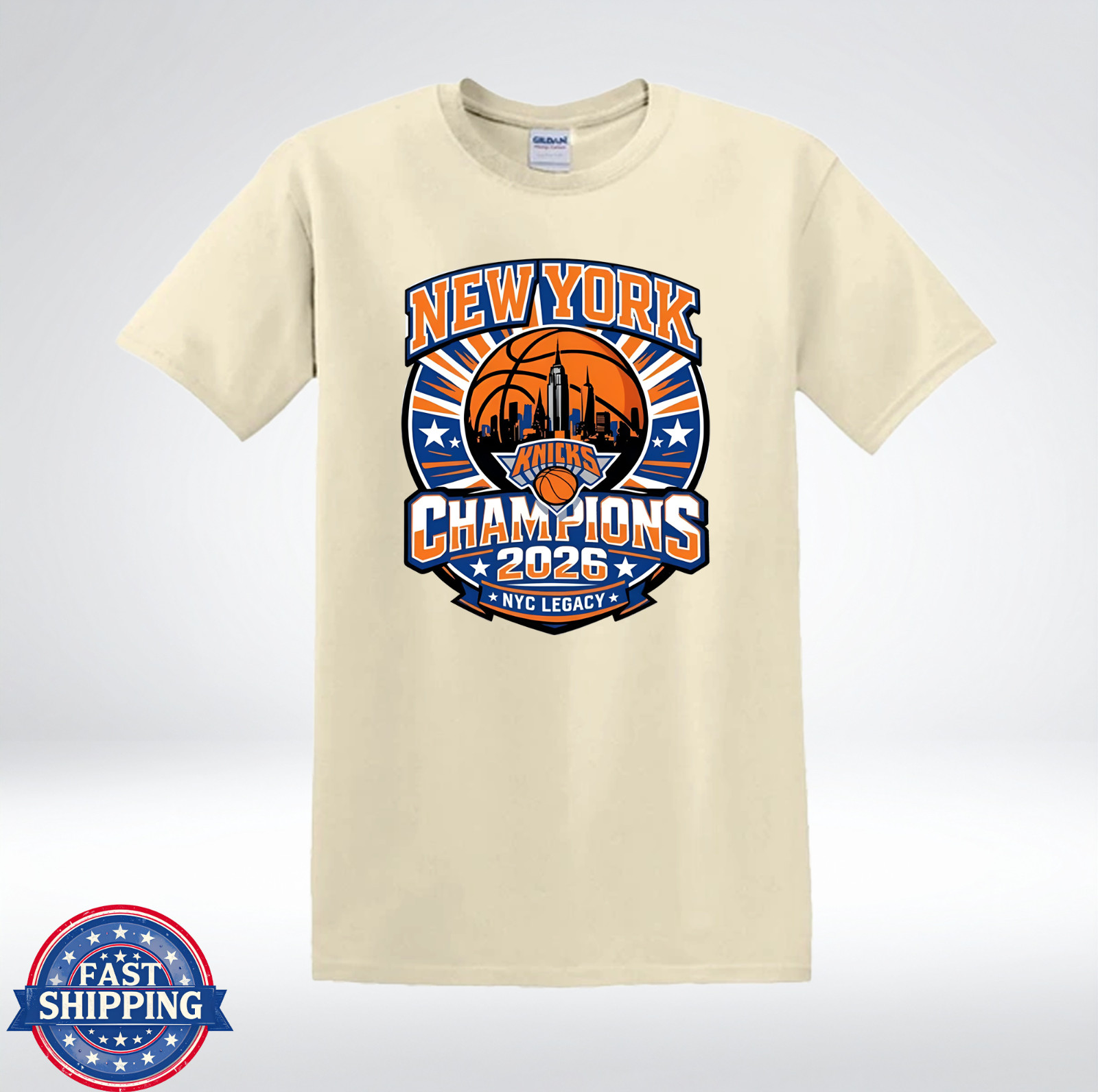 NYC Basketball Legacy 2026 Championship Style Graphic T-Shirt
