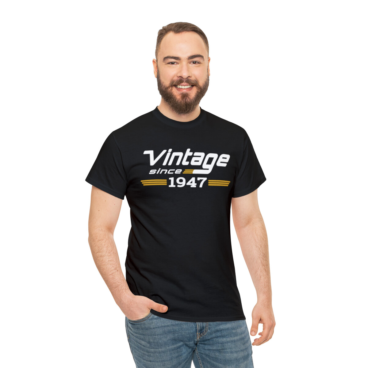 Born in 1947 Birthday Shirt, Birthday Gift For Dad, T-shirt, Tee, 47 birthday
