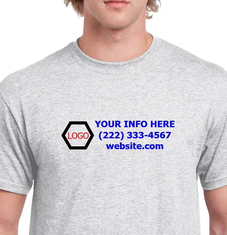 CUSTOM LOGO, TEXT, BASIC GRAPHICS T-Shirt, ANY Color Shirt, Youth-Adult Sm-6XL,