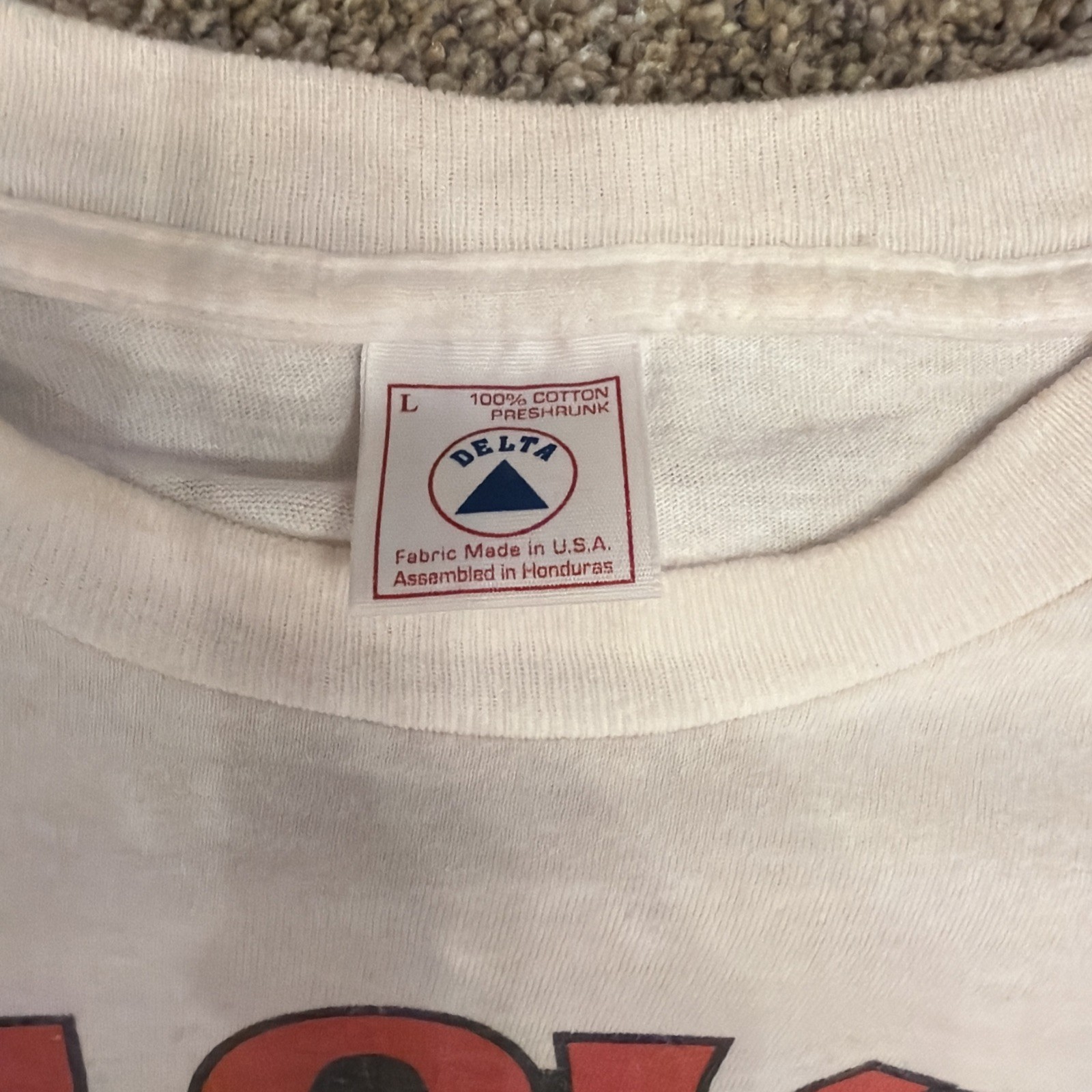 VTG 80s Bud Light I Love You Man T-Shirt Men L Single Stitch White Fishing Lake