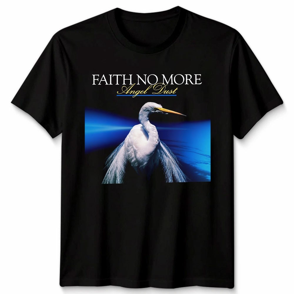Faith No More Angel Dust Album Graphic Band Shirt Black S-2XL
