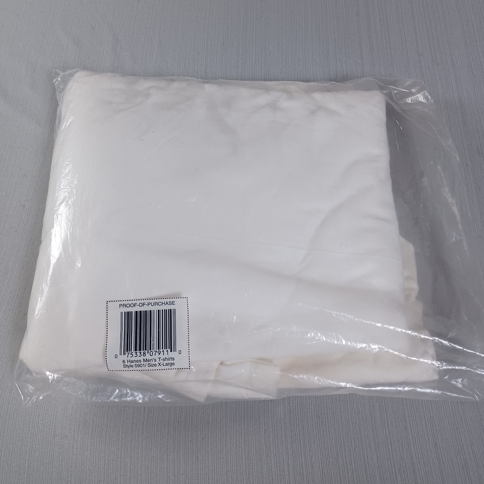 Hanes Signature Collection 3-Pack T-Shirts Mens XL 46-48 White 100% Cotton 1998