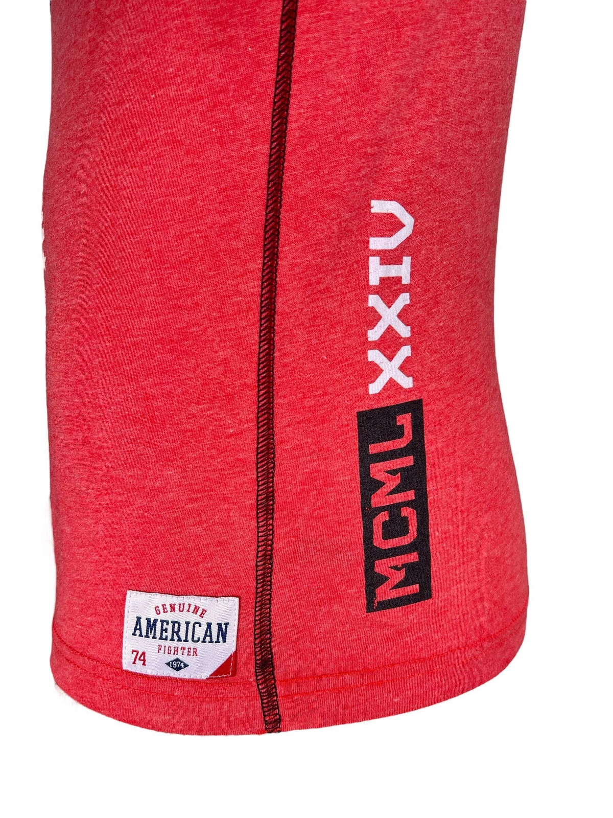 American Fighter Men’s T-shirt Alaska Red Crew neck Athletic XS-5XL