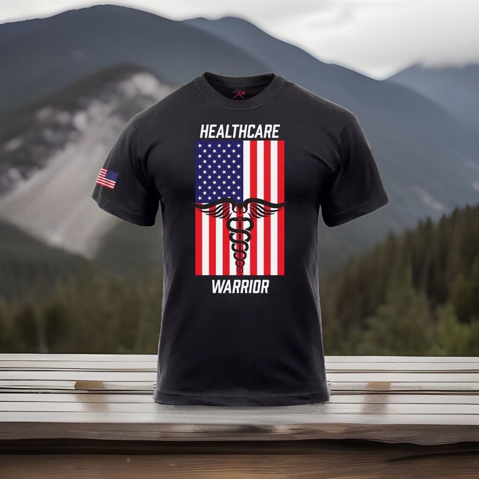 ROTHCO – HEALTHCARE WARRIOR / 60% COTTON 40% POLY / S-SLEEVE T-SHIRT (S)