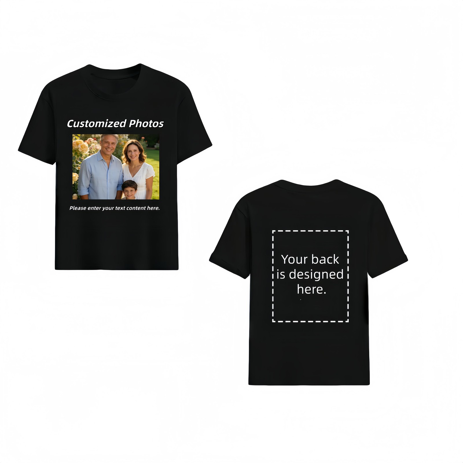 Personalized Customized T-Shirt Design – Design Your Own Cotton Shirt