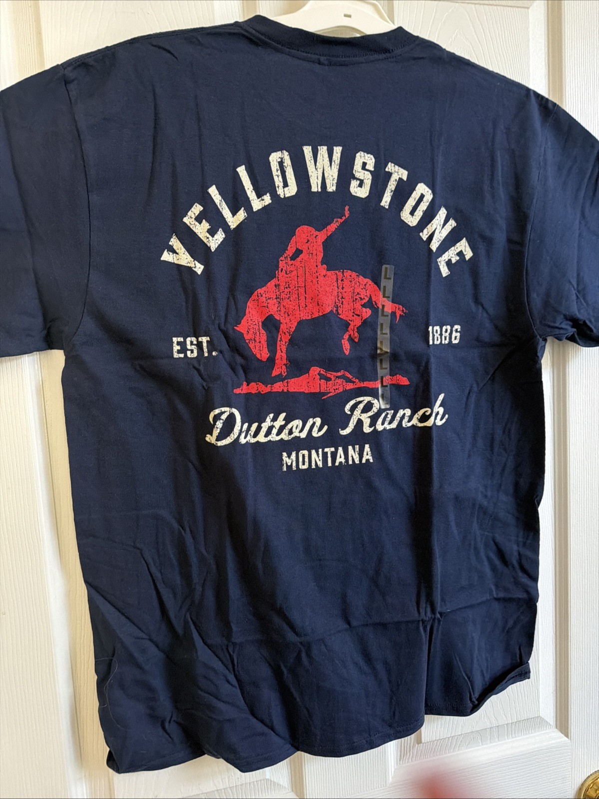 Yellowstone – Dutton Ranch – T-shirt Men’s Size Large New With Tags Navy Blue